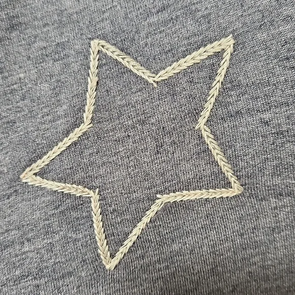 New NWT Bobeaua Navy Shining Star Open Front Cardigan - Picture 2 of 4